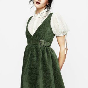 Disturbia Ivy Buckle Wrap Suspender Mini Dress
